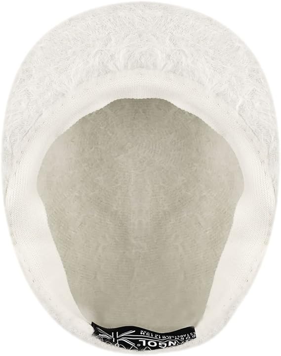 Kangol Cappello Furgora 504 Iconico in Misto Angora e Acrilico Bianco Avorio Unisex - immagine 4