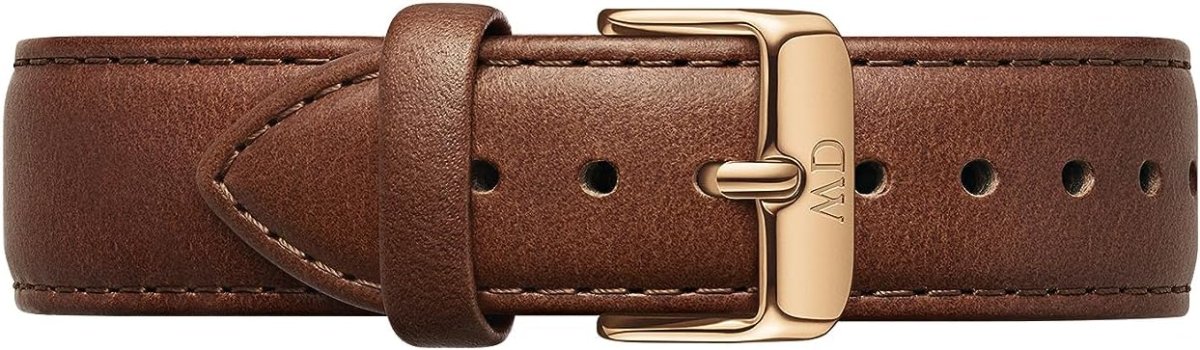 Daniel Wellington orologio St Mawes 42mm inox 316L rose gold pelle marrone cronografo - immagine 4