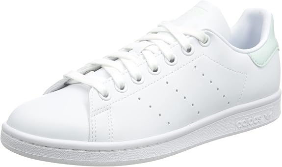 Adidas Sneaker Stan Smith W in Pelle Bianco Verde Nero Donna - immagine 8