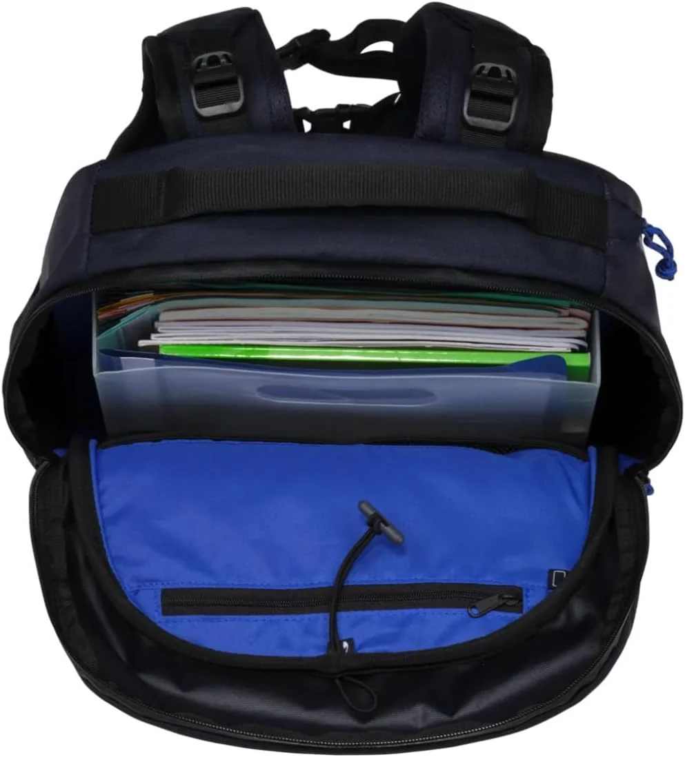 Satch Zaino scuola CONNEXT porta pc laptop Ergonomico Impermeabile Dark Blue 22 litri - immagine 5