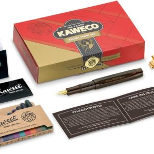 Set scrittura penna STILOGRAFICA KAWECO SPORT EBONITE 11000346 limited edition