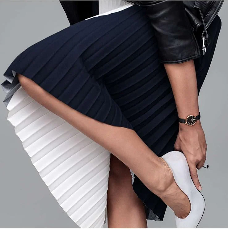 Daniel Wellington orologio petite 32mm inox 316L rose black ashfield DW00100201 - immagine 3