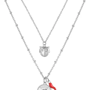Brosway Collana Donna Acciaio e Cristalli Gufo Collezione Chakra - BHKN068