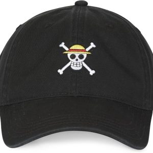 Capslab Cappellino con Visiera Collezione One Piece Cotone Nero Unisex