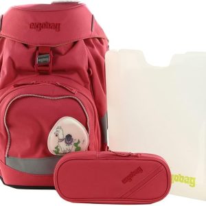 Ergobag Set scuola zaino astuccio Ergonomico Personalizzabile Eco Resistente Lamas