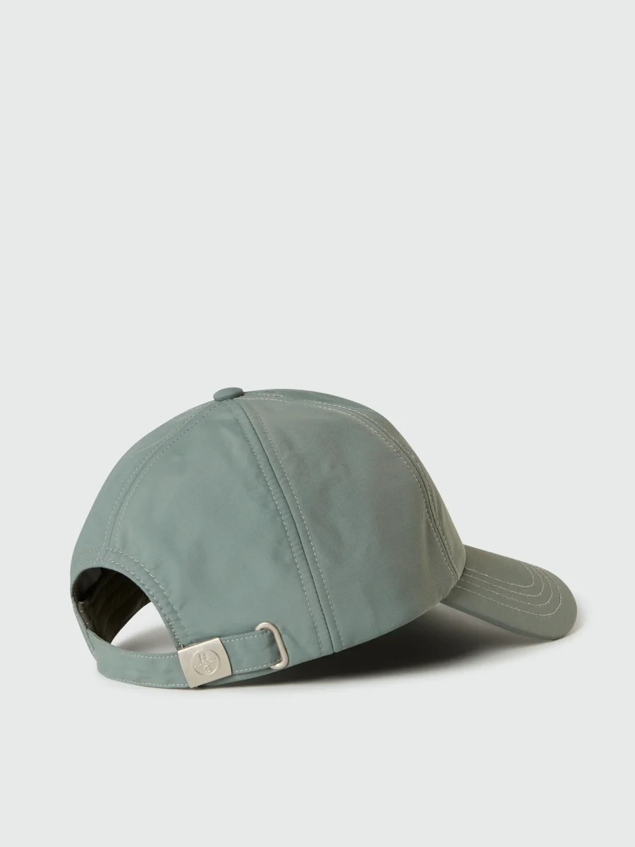 North Sails Cappello Baseball regolabile pile interno Trucker Cap taslan riciclato 623346 city grigio - immagine 3