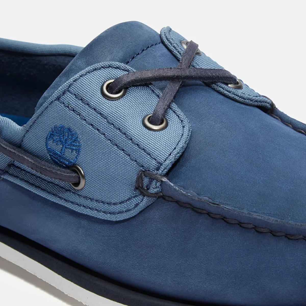 Timberland Scarpa da Barca Classic Uomo Tomaia in Pelle Blu Scuro - immagine 4