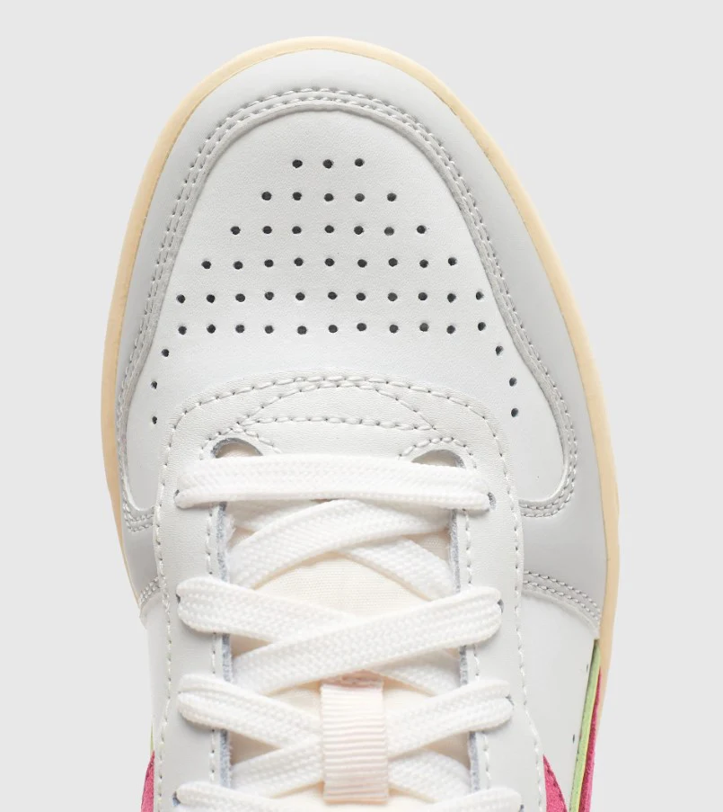 Diadora Sneaker Magic Basket Low WN in Pelle Bianco - immagine 5