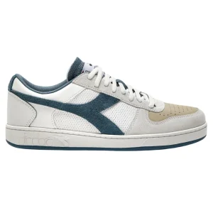 Diadora Sneakers Magic Basket Low Neat Pelle Bovina Bianco