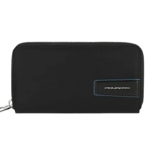 Piquadro A 4 Soffietti Con Zip Nero Donna