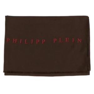 Philipp Plein Foulard Viscosa Marrone Made in Italy