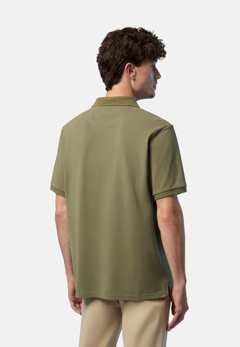 North Sails Polo maglia maglietta con logo paprika 692451 0421 verde - immagine 6