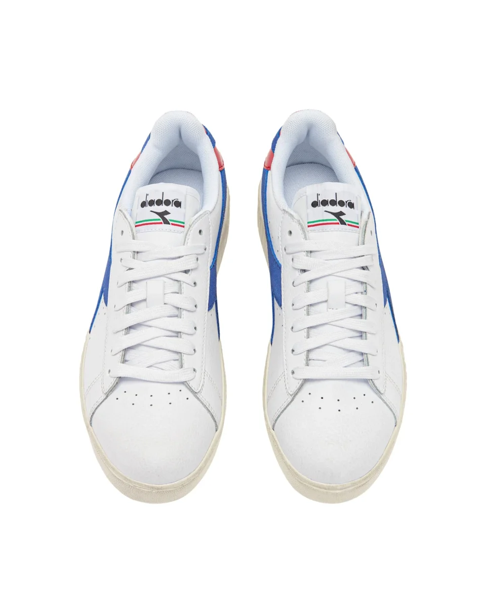 Diadora Sneakers Game Step Premium Wax Ecopelle/Suede Bianco - immagine 4