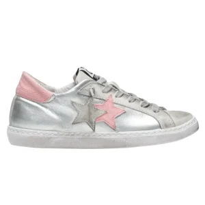 2star Sneaker Low Argento Donna