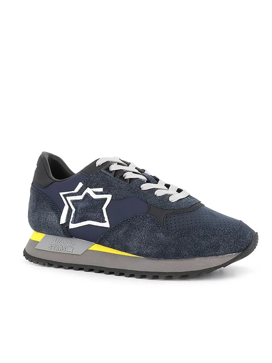 Atlantic Stars Sneakers Casual Dracoc Blu Scuro Uomo - immagine 4