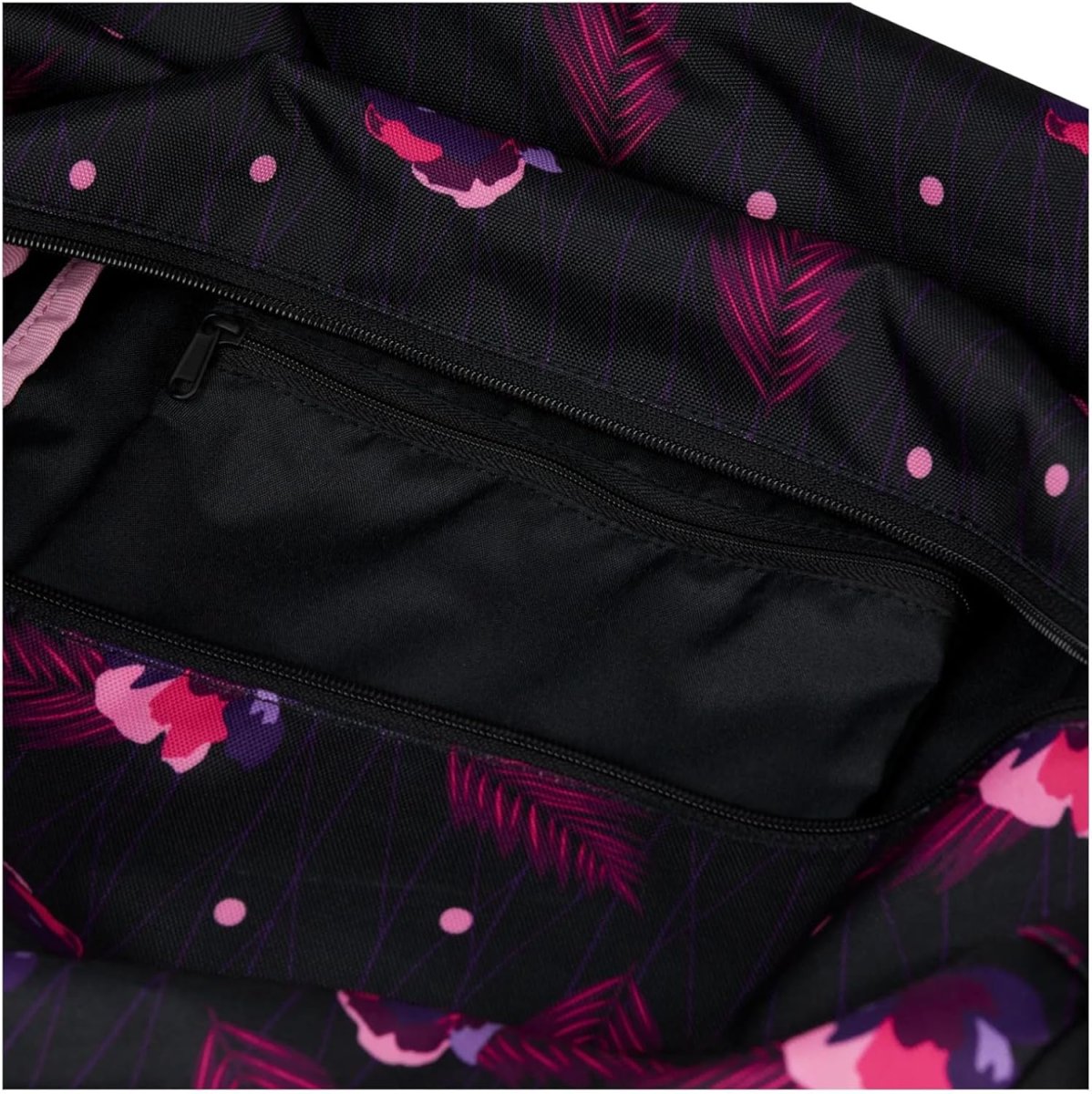 Satch Borsone da Palestra Mustic Nights Duffle 25 litri Nero Fiori Fucsia - immagine 4