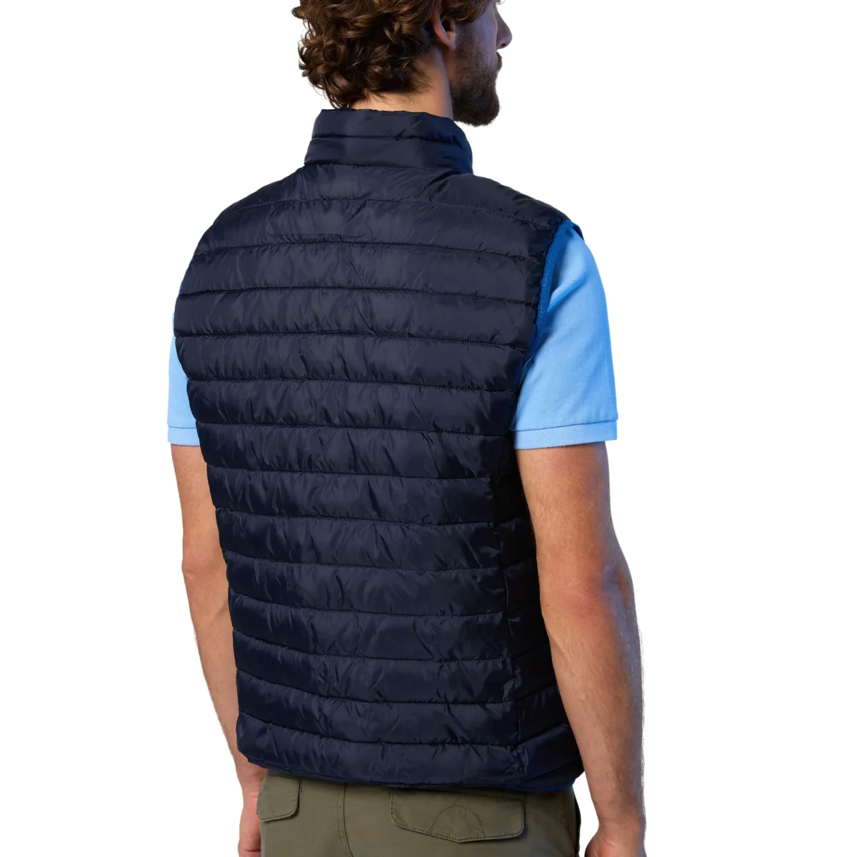 North Sails Gilet Smanicato Zip Crozet Vest tecnico outdoor antivento Tech 603272 0802 navy - immagine 7