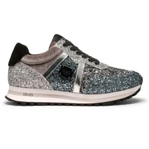 Liu Jo Sneakers Glitter Argento