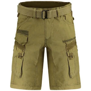 Geographical Norway Pantalone Corto Verde Uomo