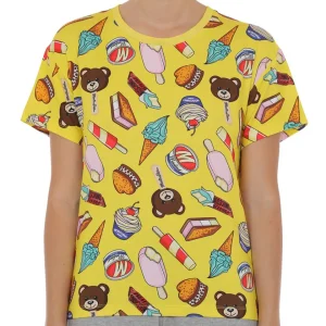 Moschino Swim Icecream Gelato 93% Cotone 7% Elastan Giallo