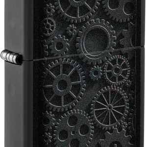 Zippo Ricaricabile Antivento Made In Usa Nel Box Regalo Nero Unisex