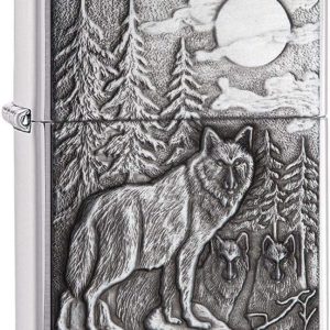 Zippo Accendino Special Limited edition timberwolves lupi