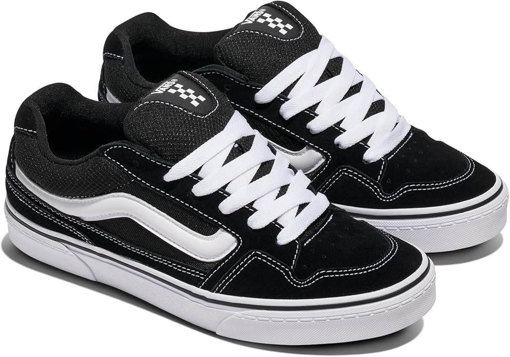 Vans Scarpe da Ginnastica Caldrone Sume Uomo Nero Bianco - immagine 9