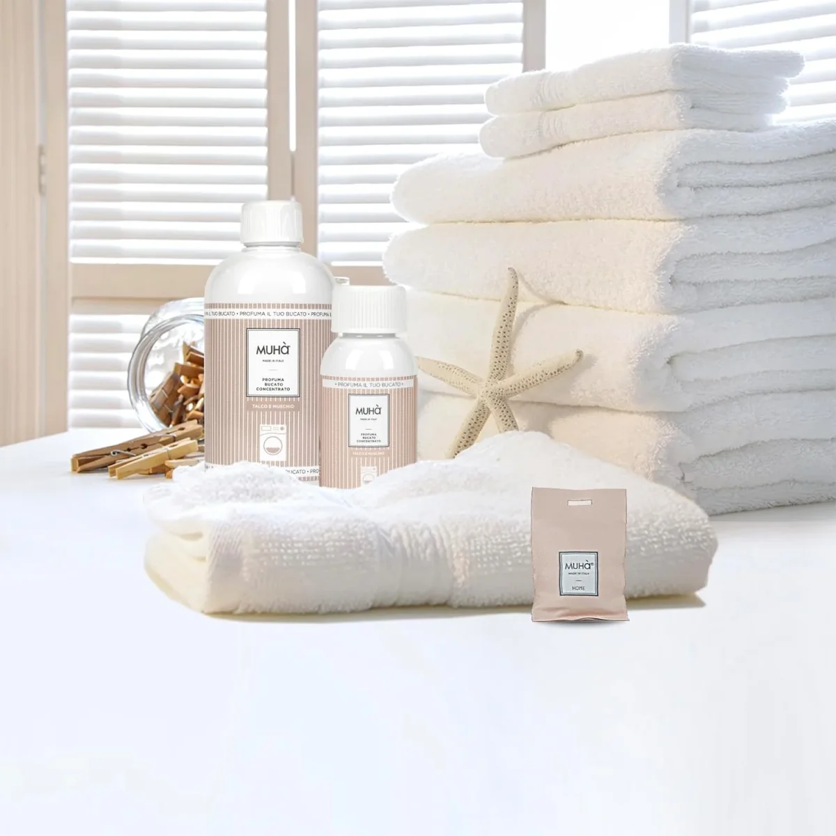 Muhà Essenza Concentrata Persistente Profuma Bucato Talco e muschio 400 Ml - immagine 3