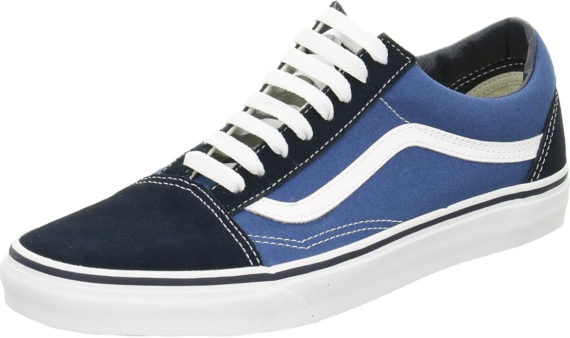 Vans Scarpe da Ginnastica Old Skool in Tela Blu Navy Unisex - immagine 3