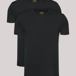 T-SHIRT UOMO NERO - CLASSIC-2 PACK-CREW