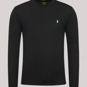 T-SHIRT UOMO MANICA LUNGA NERO