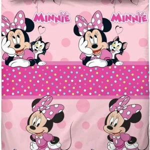 DISNEY Minnie Completo Letto lenzuola una piazza e mezza Cotone lenzuola federe PRODOTTO UFFICIALE