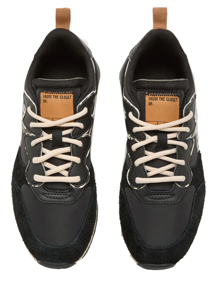 Diadora Sneakers Jolly Animalier Pelle Nero - immagine 3