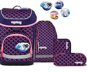 Ergobag CUBO SET zaino sacca portapenne Ergonomico Eco Resistente PEARL