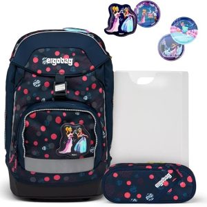 Ergobag Set zaino astuccio kletties Ergonomico Eco Resistente ad Acqua e Sporco Winter