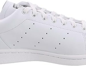 Adidas Sneakers Stan Smith Pure Tomaia in Pelle Bianco Nero Uomo