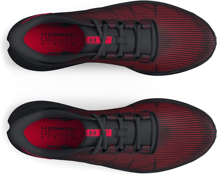 Under Armour scarpe sneakers corsa allenamento UA Charged Speed Swift nero rosso - immagine 5