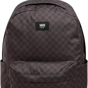 Vans Zaino Old Skool Check 22 litri Casual in Poliestere Riciclato Nero Grigio Unisex
