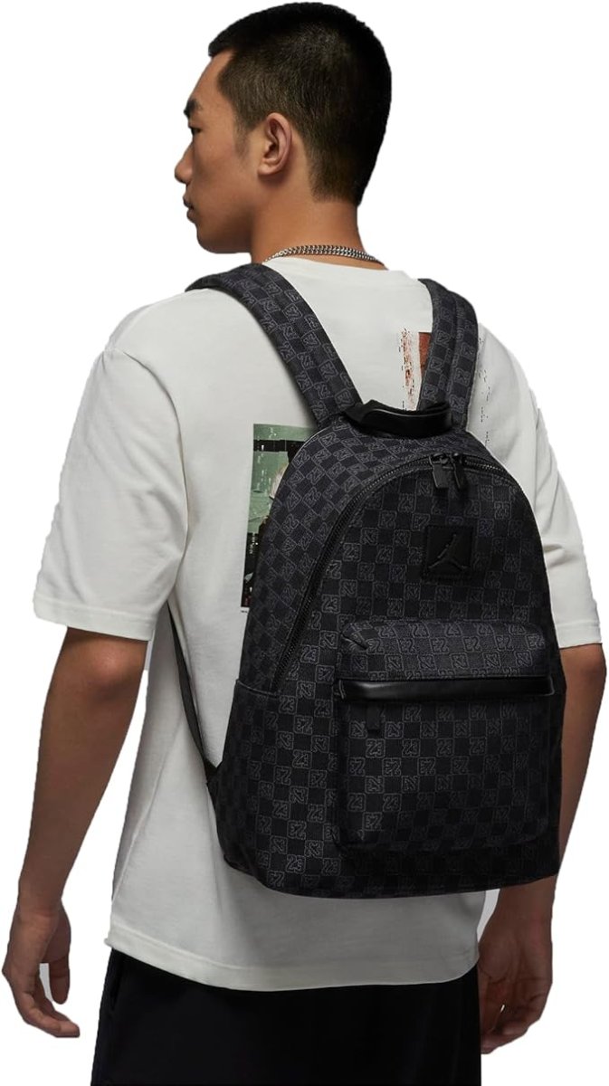 Jordan zaino scuola JAM MONOGRAM BACKPACK con logo all over