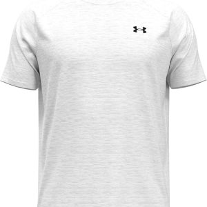 Under Armour Maglietta Allenamento Uomo UA Tech Textured T-shirt Poliestere Bianco
