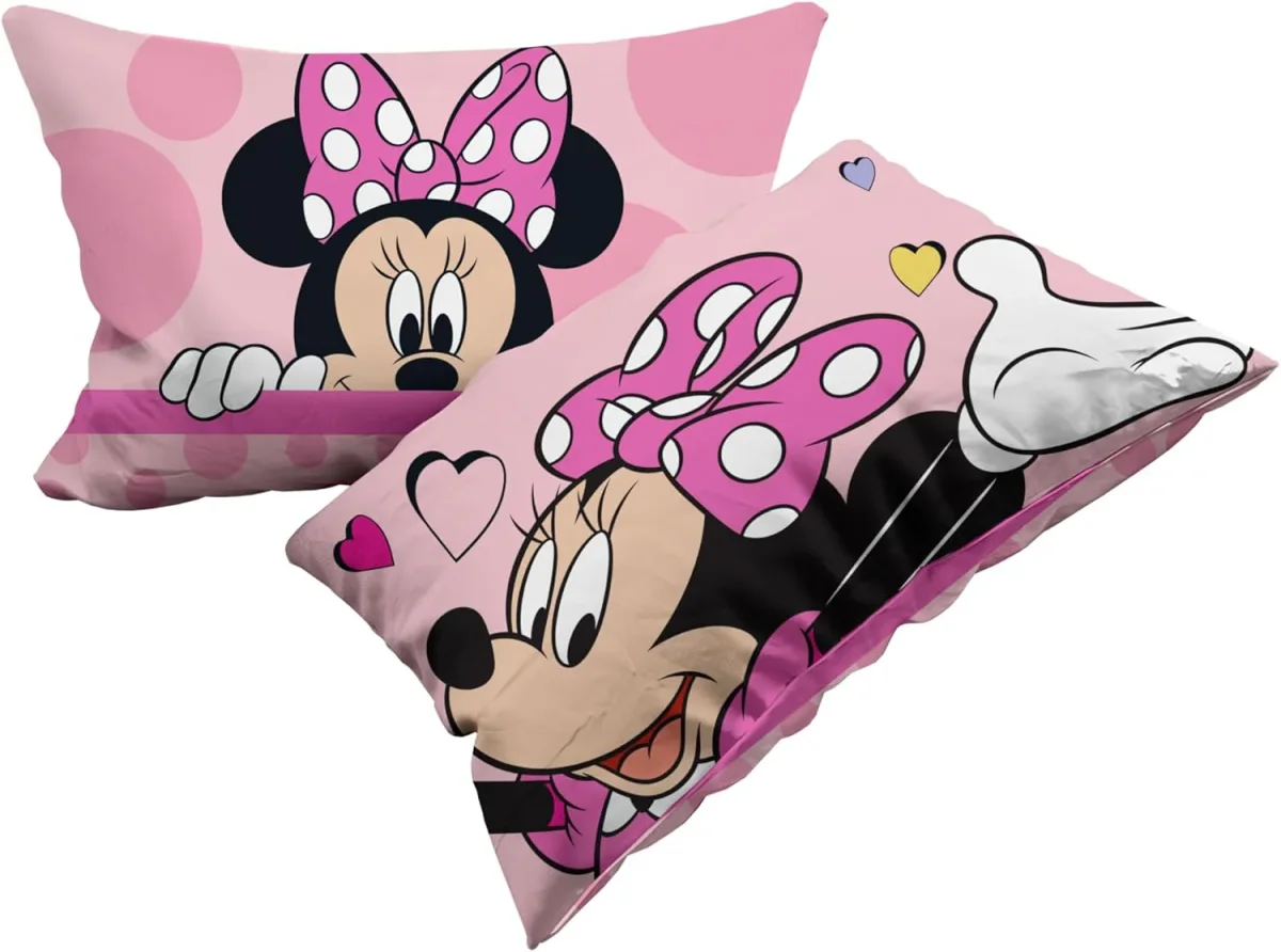 DISNEY Minnie Completo Letto lenzuola Singolo in Cotone lenzuola federe PRODOTTO UFFICIALE - immagine 4