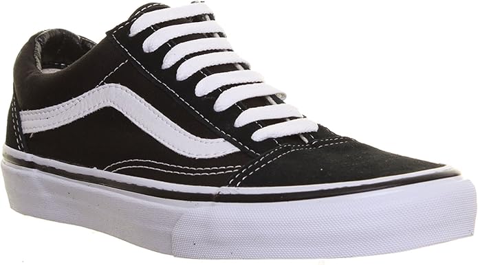 Vans Scarpe da Ginnastica Old Skool in Tela Nero Bianco Unisex - immagine 3