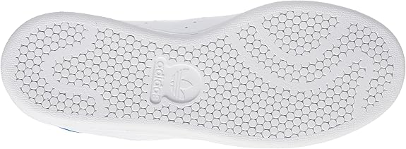 Adidas Scarpe Sneaker Stan Smith in Pelle Bianco Blu Lucido Uomo - immagine 5