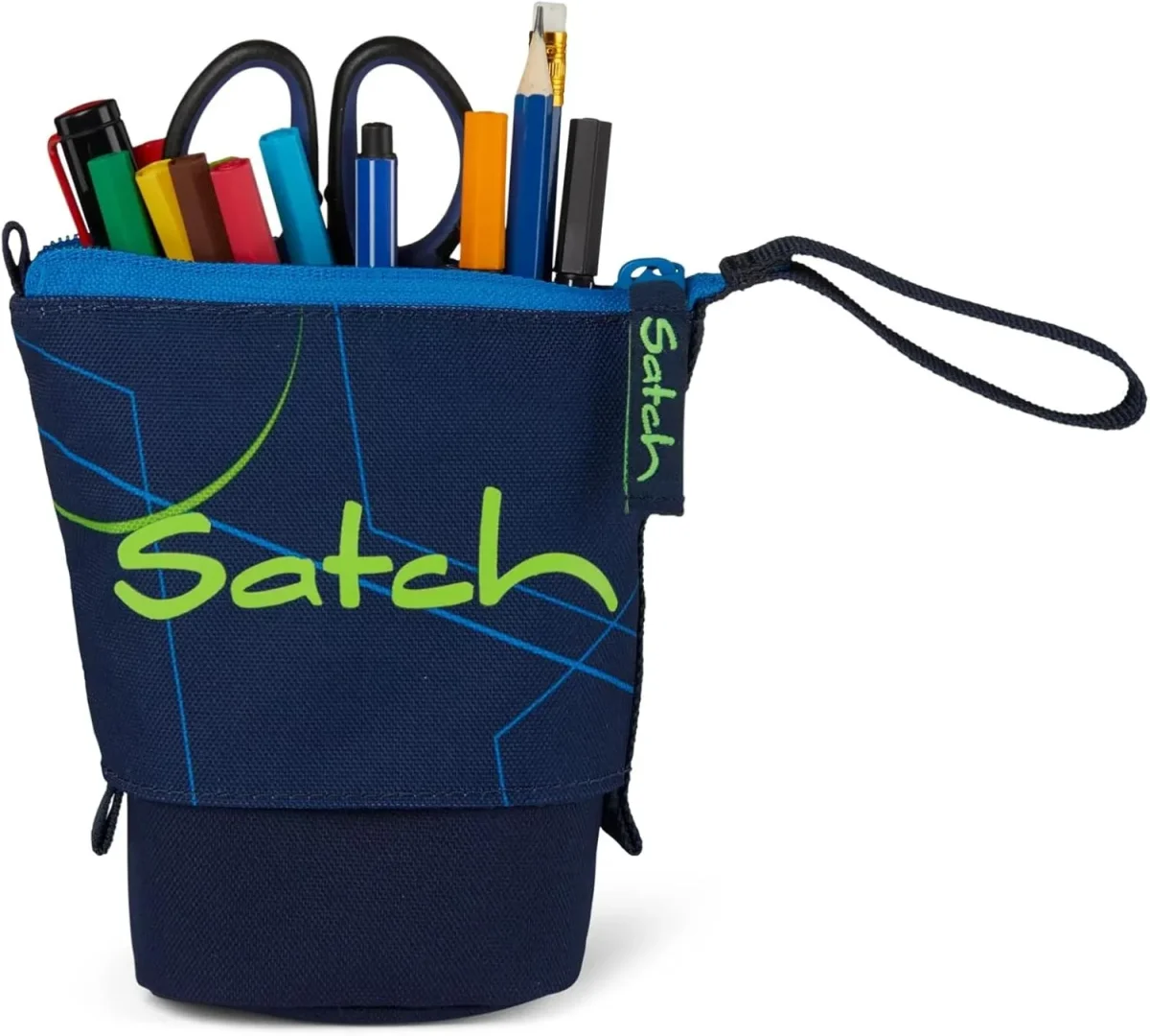 Satch Pensil slider portapenne astuccio eco riciclato 17x19x7 cm Blue Tech - immagine 5