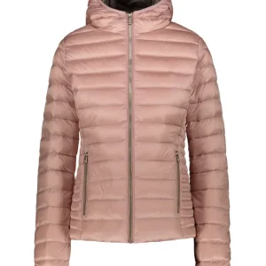 Ciesse Piumini Aghata Piumino Parka Giaccone Con Cappuccio Impermeabile Rosa Donna