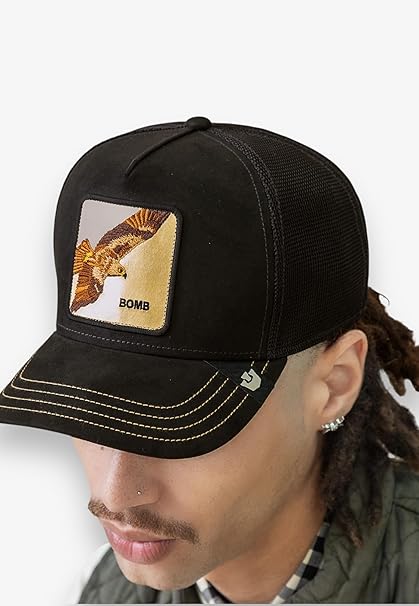 Goorin Bros. Cappello Trucker Edizione Golden Bomb Misto Poliestere Nero Unisex - immagine 5