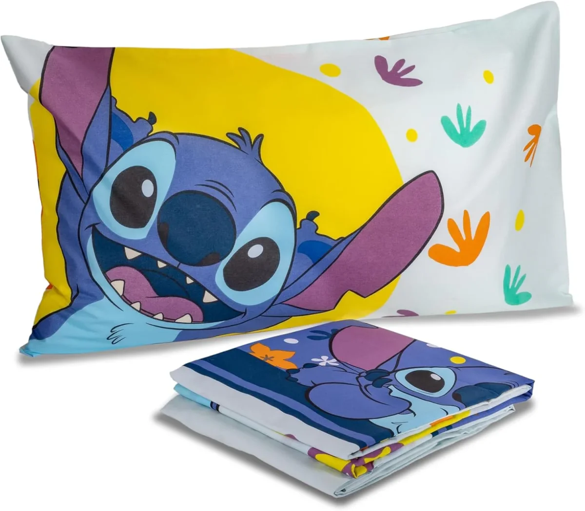 DISNEY Stitch Completo Letto lenzuola Singolo in Cotone lenzuola federe PRODOTTO UFFICIALE - immagine 3