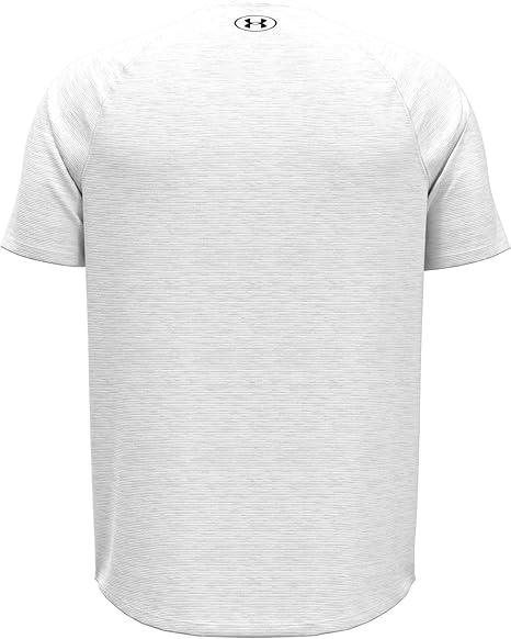 Under Armour Maglietta Allenamento Uomo UA Tech Textured T-shirt Poliestere Bianco - immagine 3
