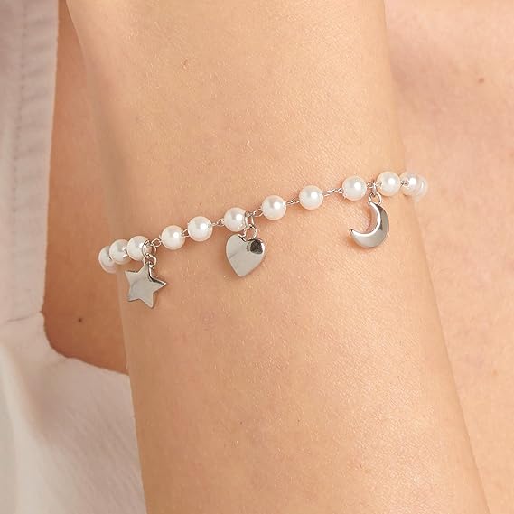 Brosway Bracciale Donna In Acciaio Luna cuore stella Collezione Chant - BAH85 - immagine 3