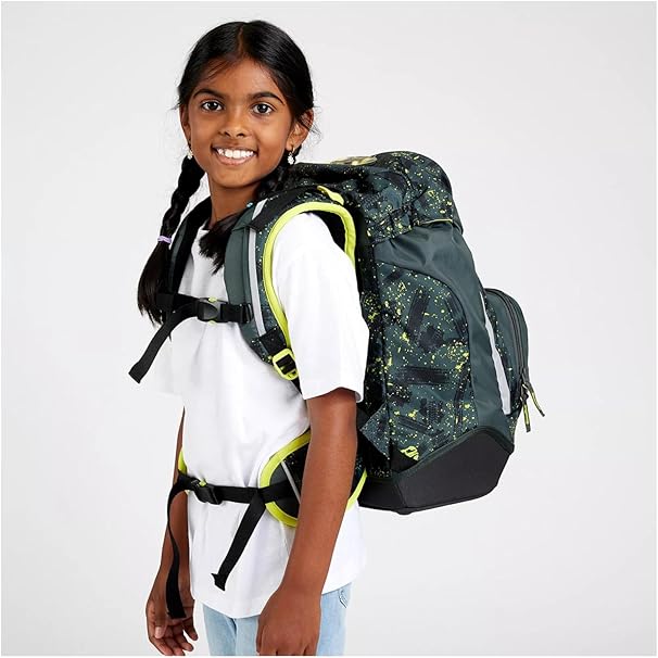 Ergobag Zaino Ergonomico Eco Resistente Acqua Sporco Harvestbear Grigio Scuro - immagine 5